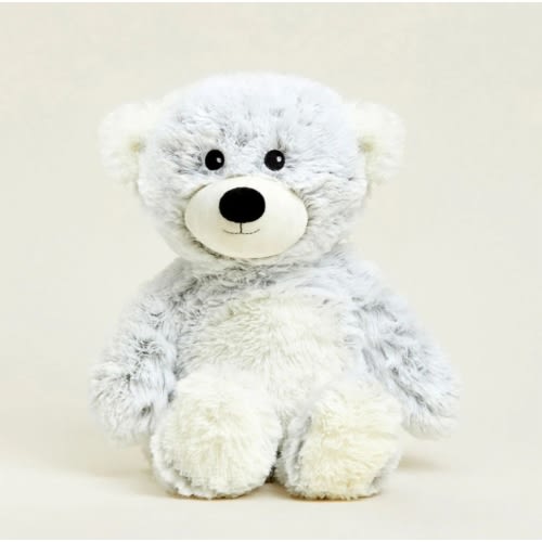 Gray Marshmallow Bear Warmies | Microwavable Gray Marshmallow Bear Warmies Stuffed Animal | Warmies USA