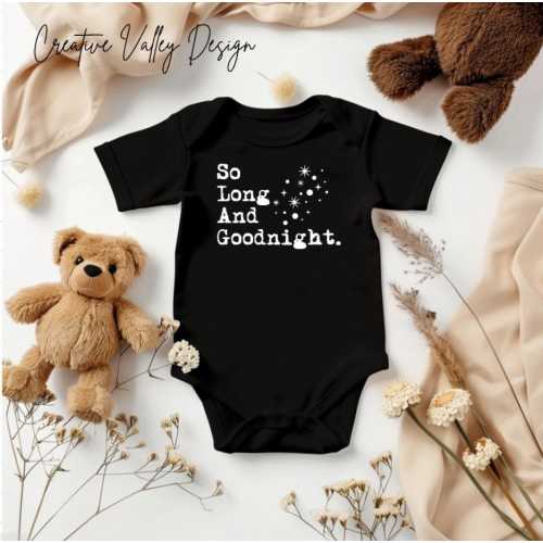 So Long Good Night Emo Onesie/Band Onesie/MCR/Baby Bodysuit