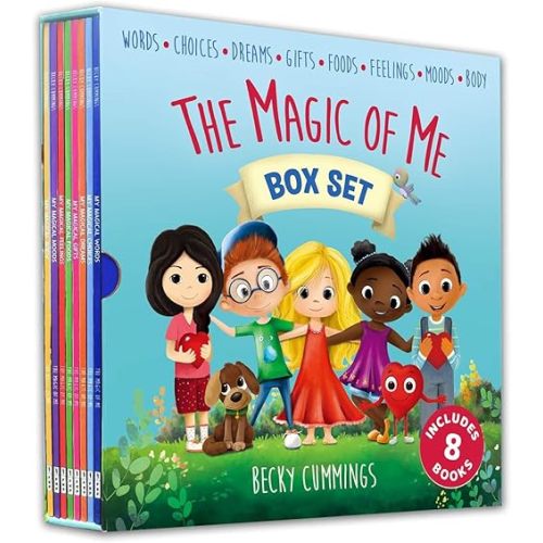 The Magic of Me 8 Book Box Set (Books 1-8: Words, Choices, Dreams, Gifts, Foods, Feelings, Moods, and Body) Paperback – November 14, 2023