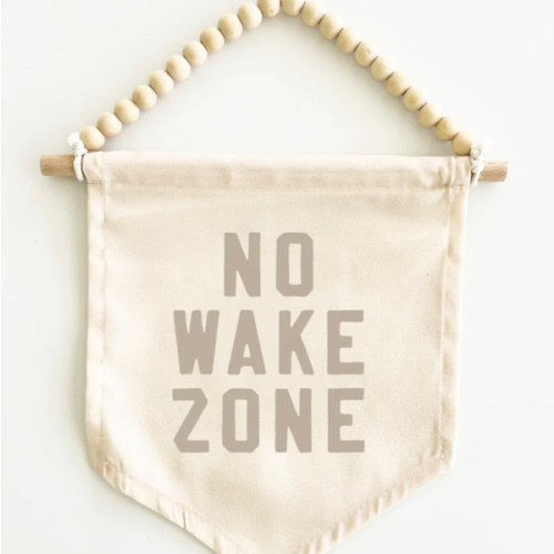No Wake Zone Hang Sign