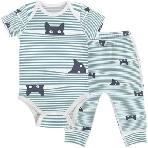 Baby Clothes Set Infant Bodysuits Pants Sets 0-24M For Boys Girls