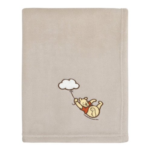 Disney NoJo Disney Winnie the Pooh Blustery Day Baby Blanket with Applique | Wayfair