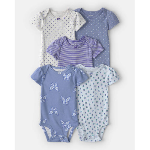 Baby 5-Pack Butterfly Short-Sleeve Bodysuits - Carter's | Carter's