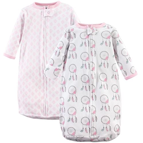 Hudson Baby BabyCotton Long-Sleeve Wearable Sleeping Bag, Sack, Blanket