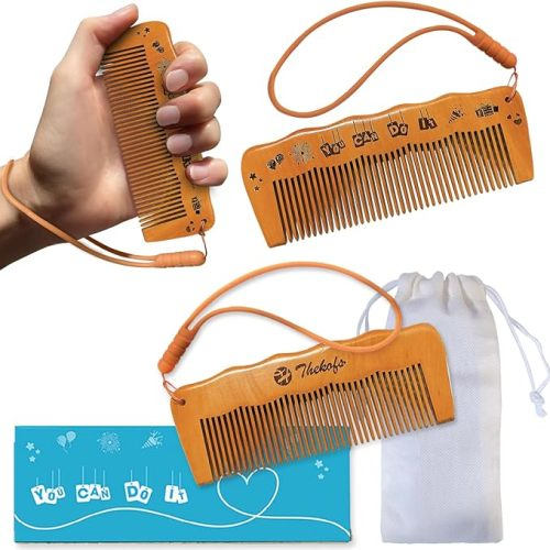 THEKOFS Birthing Comb For Labor Pain - Labor Gifts For Women - Wooden Labor Comb with Birth Affirmation - Labor Comb For Labor And Delivery Essentials - Manage Pain The Natural Way With The Labor Comb