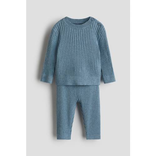 2-PIECE RIB-KNIT COTTON SET