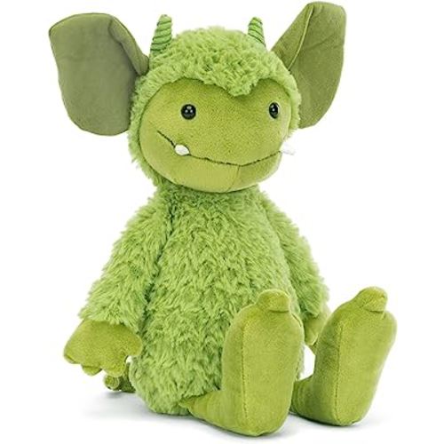 Jellycat Grizzo Gremlin Stuffed Animal, 12 inches | Monster Plush Toy | Classic Children's Gift | Halloween Plush