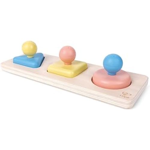Hape Montessori Mirror Shape Puzzle | Educational Sensory Toy with Color Effects for Babies Ages 10+ Months