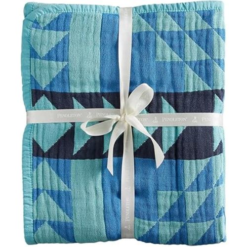 Pendleton Cotton Woven Baby Blanket Smith Rock Ocean