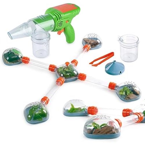 Bug Catcher Kit for Kids, Bugs Toys for Kids 3-5, Bug Vacuum Catching Kit, Critter Keeper Habitat, Insect Collection Terrarium, Summer Outside Toys for Toddlers 1-3 4 5 6 7 8+ Boys Gift