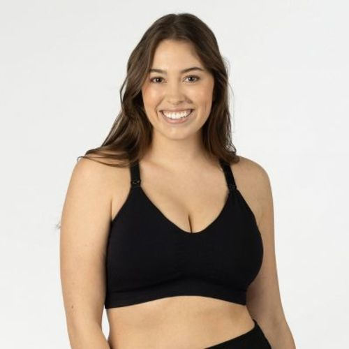 Kindred By Kindred Bravely Women's Sports Pumping & Nursing Bra - Black XL