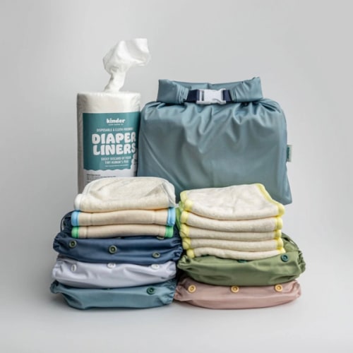 Best Selling Solids - 5-Pack New Parent Starter Bundle – Kinder Cloth Diaper Co.
