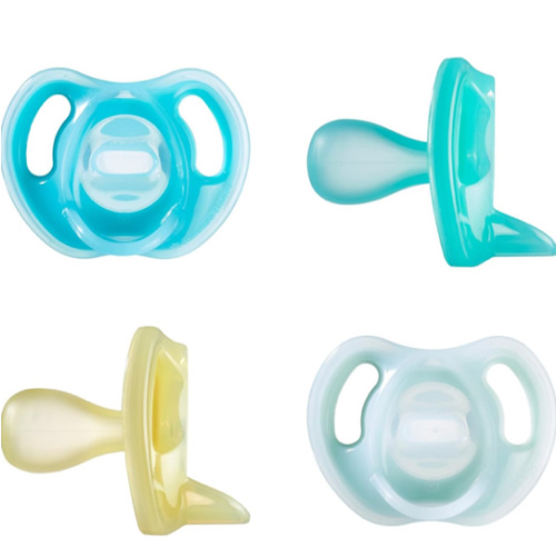 Amazon.com : Tommee Tippee Ultra-light Silicone Pacifier, Symmetrical One-Piece Design, BPA-Free Silicone Binkies, 6-18 months, Pack of 4 Pacifiers : Baby