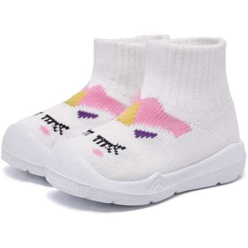 MORENDL Toddler Sock Shoes Baby Walking Shoes Infant Slippers Boys & Girls Non-Slip Sneakers