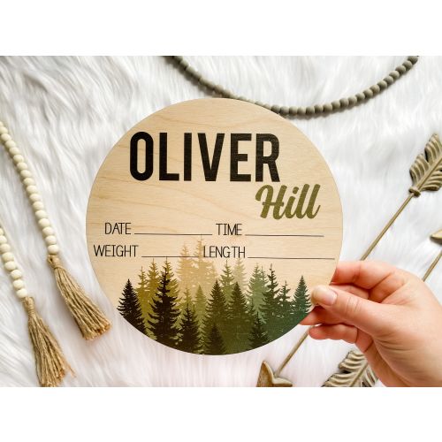 Baby Birth Stat Sign | Personalized Birth Announcement Sign | Printed Newborn Birth Stat | Name Announcement | Hospital Birth Announcement