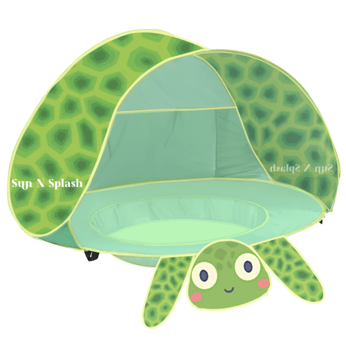 Sun N Splash Baby Tent Pool Turtle