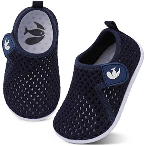 FEETCITY Boys Girls Water Shoes Kids Aqua Socks Quick Dry Barefoot for Beach Swimming Pool