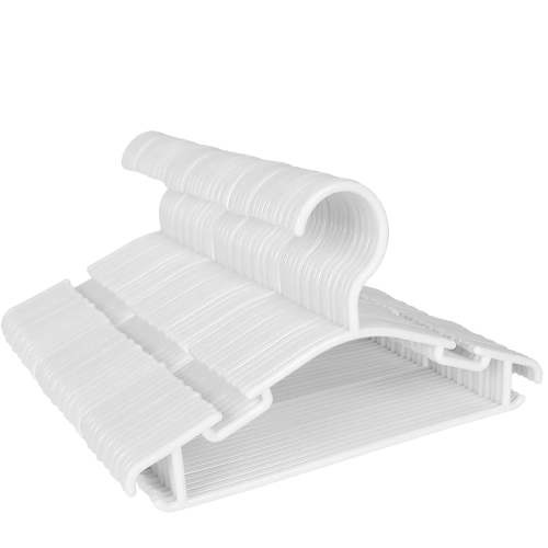Baby Hangers Kids Hanger Plastic Toddler Hangers Childrens Infant White Hangers 80 Pack