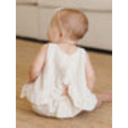 Ruffled Tulip Top + Bloomer Set, Oat Check – SpearmintLOVE