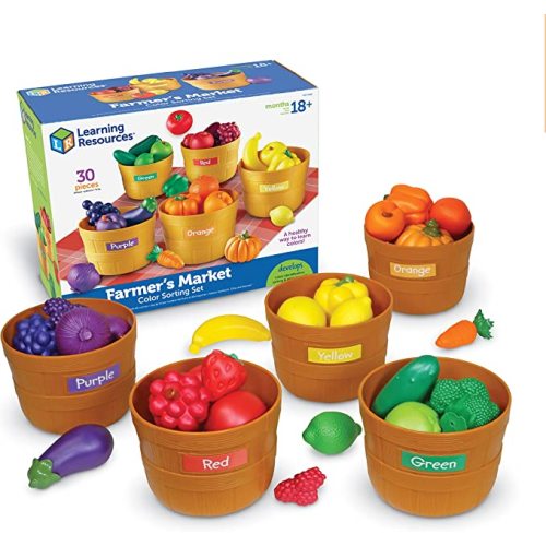 Toy: Learning Resources Farmer’s Market Color Sorting Set - 30 Piece