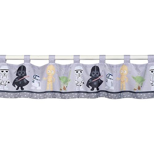 Lambs & Ivy Star Wars Classic Window Valance - Yoda/Darth Vader/R2-D2/C-3PO