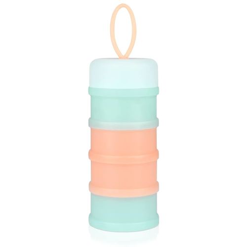 Accmor Baby Formula Dispenser On The Go, Stackable Formula Dispenser for Travel Formula Container to Go, Non-Spill Milk Powder Baby Kids Snack Storage Container, BPA Free