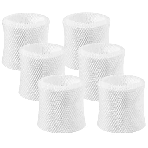 Gazeer Humidifier Replacement Filter Compatible with Canopy Bedside and Nursery Humidifier,Made with Wood Pulp, Paper Filter, 6-Pack