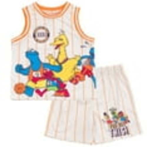 Sesame Street Elmo Cookie Monster Grover Mesh Jersey Athletic Tank Top and Basketball Shorts Outfit Set Infant to Toddler