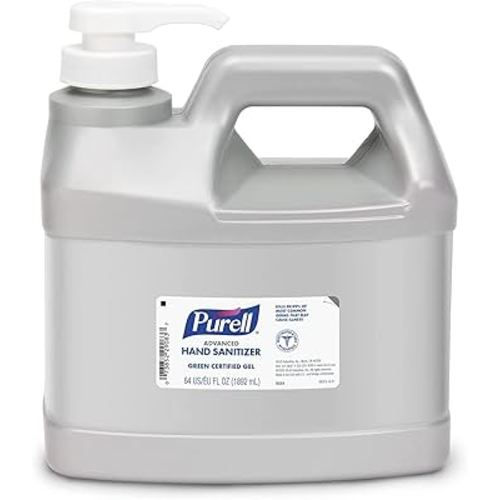 PURELL's Advanced Instant Hand Sanitizer Refreshing Gel - Refill Bottle With Pump - 64 oz (Pack of 1)
