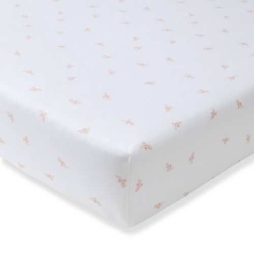 Burt's Bees Baby® Organic Fitted Crib Sheet - Golden Bee Ranunculus