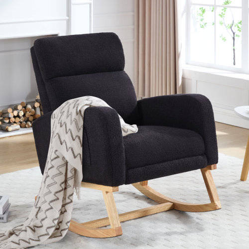 Isabelle & Max™ Anacely 28" Wide Roki with Solid Wood and Footrest & Reviews | Wayfair