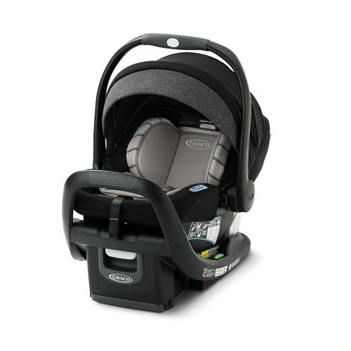 Graco SnugRide SnugFit DLX Infant Car Seat, Anti Rebound Bar for Extra Safety, SnugLock Easy Install, Upgraded Soft Goods & Head Support, Baby Car Seat, Maison