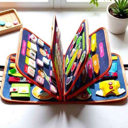 Farm Busy Board - Toddler Quiet book - Montessori Felt Busy Book for Toddlers - Montessori educational Book - Busy Book for Boys and Girls
