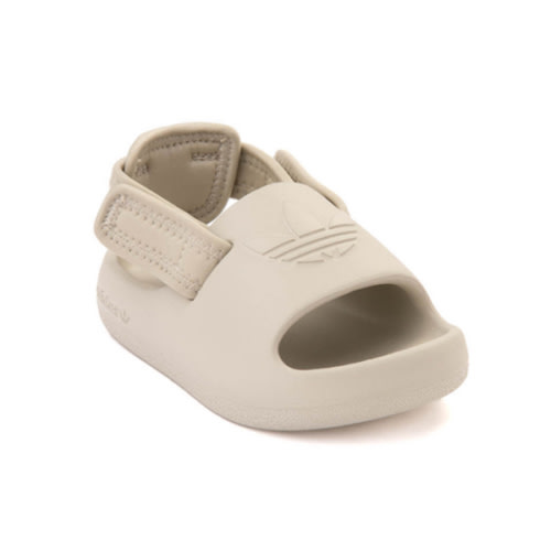 adidas Adifom Adilette Slide Sandal - Toddler / Little Kid - Putty Grey | Journeys