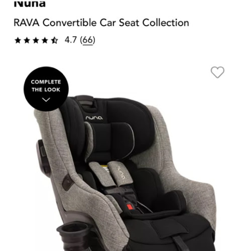 RAVA Convertible Car Seat Collection