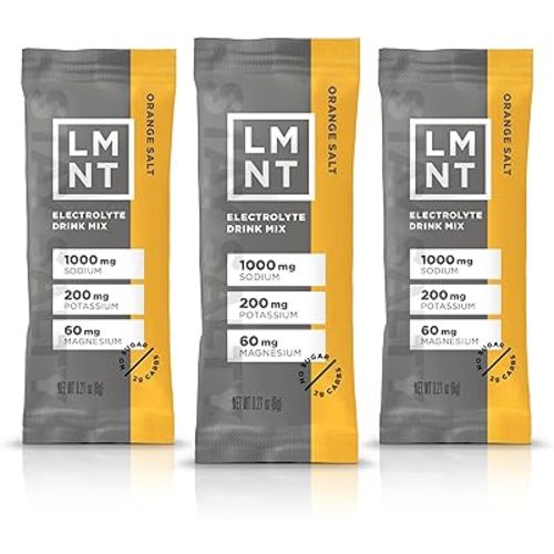 LMNT Zero Sugar Electrolytes - Orange Salt | Drink Mix | 30-Count