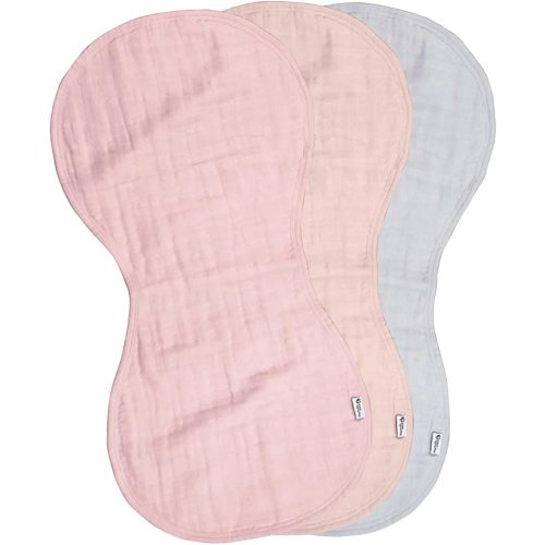 green sprouts Organic Cotton Muslin Burp Cloths, Adult Use Only, Hypoallergenic, Standard 100 by Oeko-TEX® Certified, Tested for Hormones Large