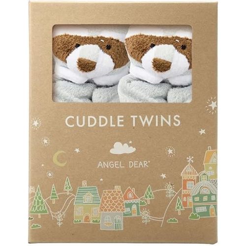 Angel Dear - Grey Raccoon, Cuddle Twin Set