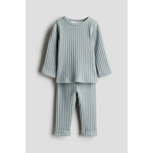 2-PIECE RIBBED JERSEY SET