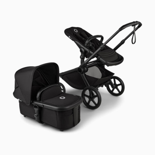Kangaroo Seat Stroller & Bassinet Bundle - Black