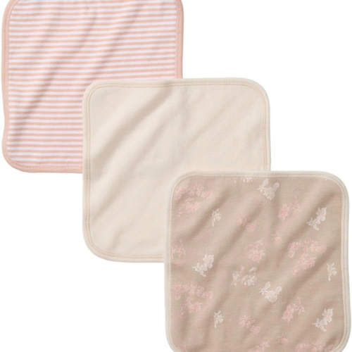 Burt's Bees Baby Infant Washcloths, 100% Organic Cotton, Soft and Super Absorbent Knit Terry & Woven Terry Wash Cloth
