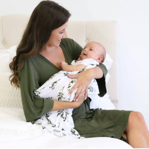 Bamboo Knit Maternity Robe | Solids*