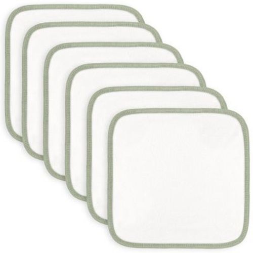Baby Washcloths, Rayon From Bamboo 6 Pack By Comfy Cubs