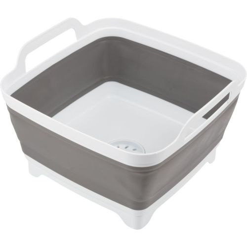 9l Collapsible Wash Basin, Gray
