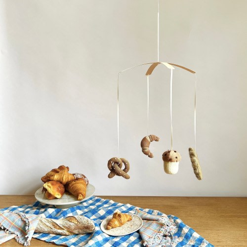 Boulangerie Baked Goods Wool Mobile