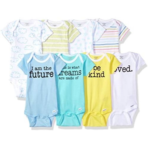 Onesies Brand unisex-baby 8-pack Short Sleeve Mix & Match Bodysuits