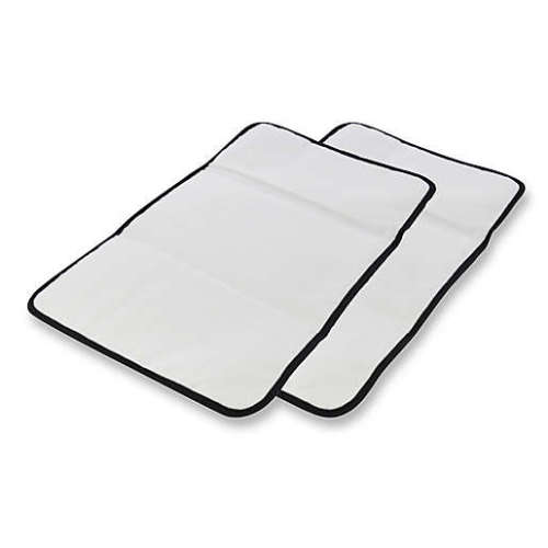 Obersee Baby Changing Mat 2-Pack in Black