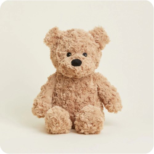 Microwavable Brown Curly Bear Warmies | Warmies USA