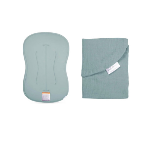 Lounger Curve + Muslin Cover Set | Slate