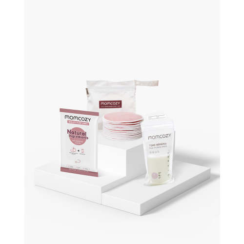 Pumping Essentials Bundle: Breast Pump Wipes, Reusable Breast Pads & M